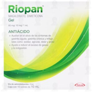 Riopan - Gel estomacal para el tratamiento de la acidez.