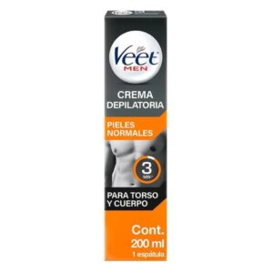 Crema depilatoria corporal Veet Men piel normal 200 ml